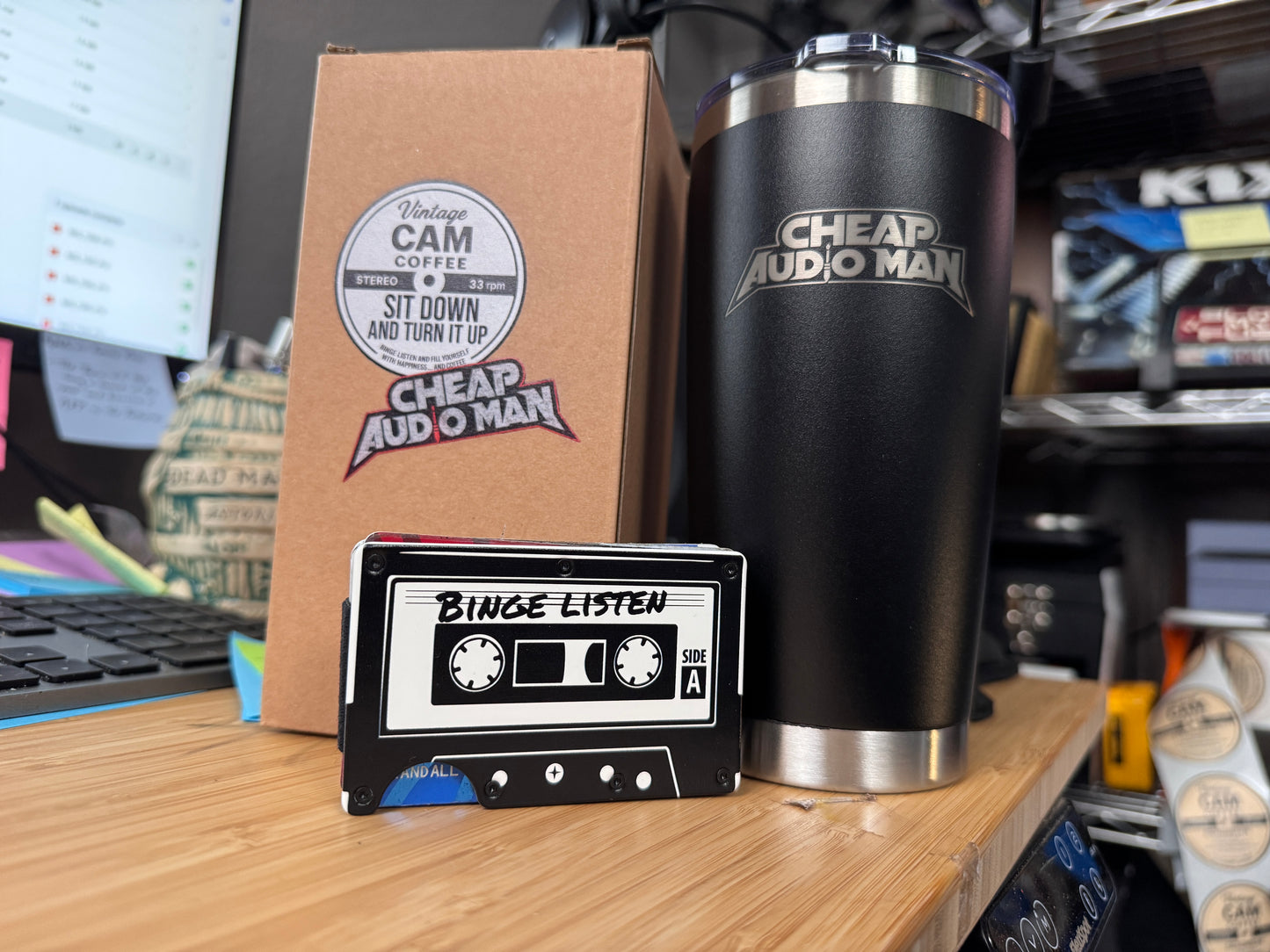 Cassette Wallet + Mug 20oz